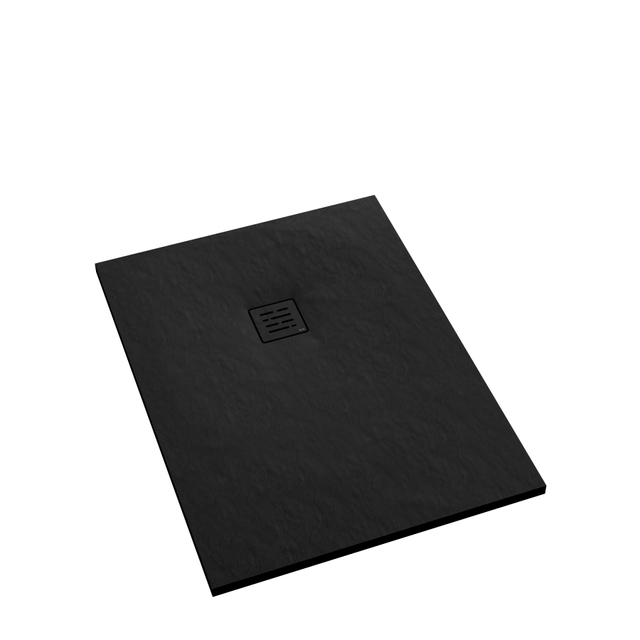 Aco Showerdrain douchevloer - 80x80x3.5cm - antislip - mat zwart 914004