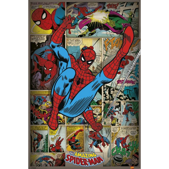 Marvel The amazing Spiderman poster retro 61 x91,5 cm -