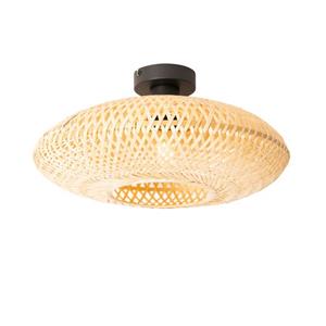 qazqa Orientalische Deckenlampe Bambus 40 cm - Ostrava - Naturel