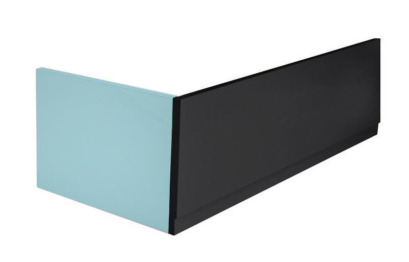 Polysan Couvert voorpaneel rechts mat zwart 170x52cm