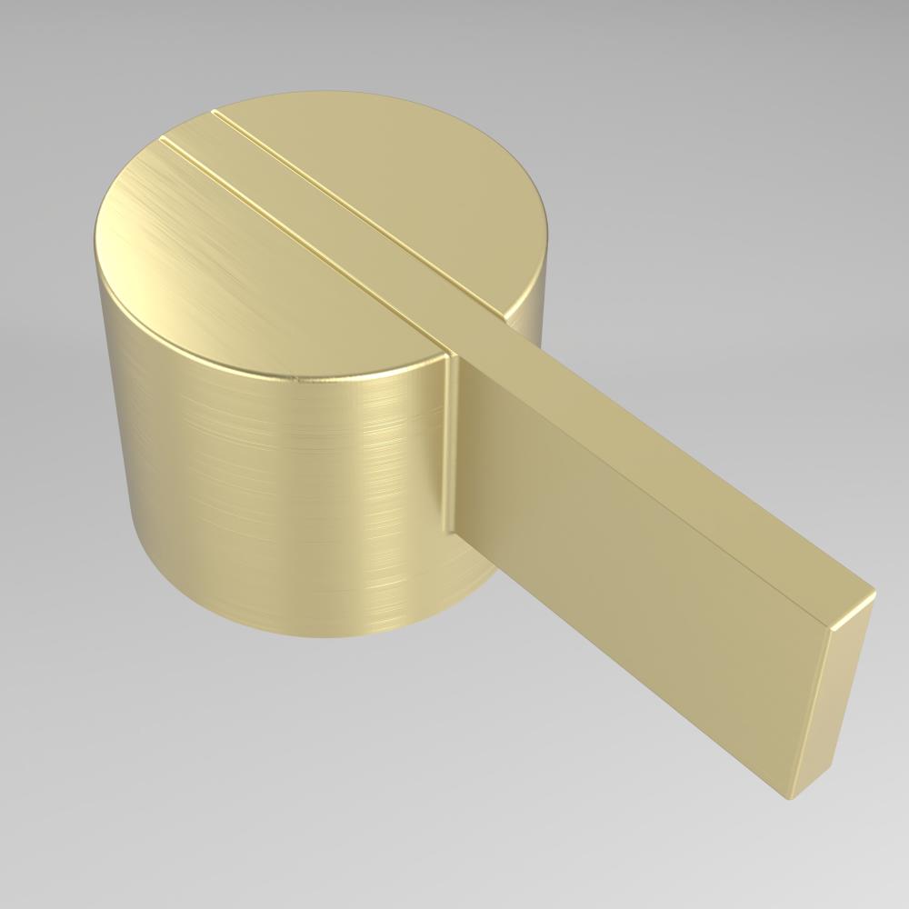 IVY Pact eenhendel wastafelmengkraan L model voorzien van coldstart, geborsteld mat goud PVD