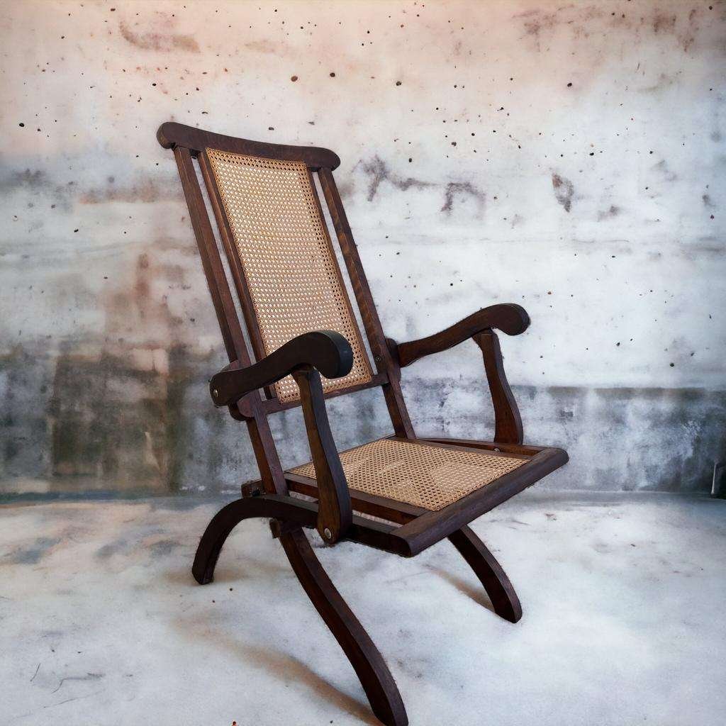 Whoppah Vintage inklapbare stoel Wood - Tweedehands