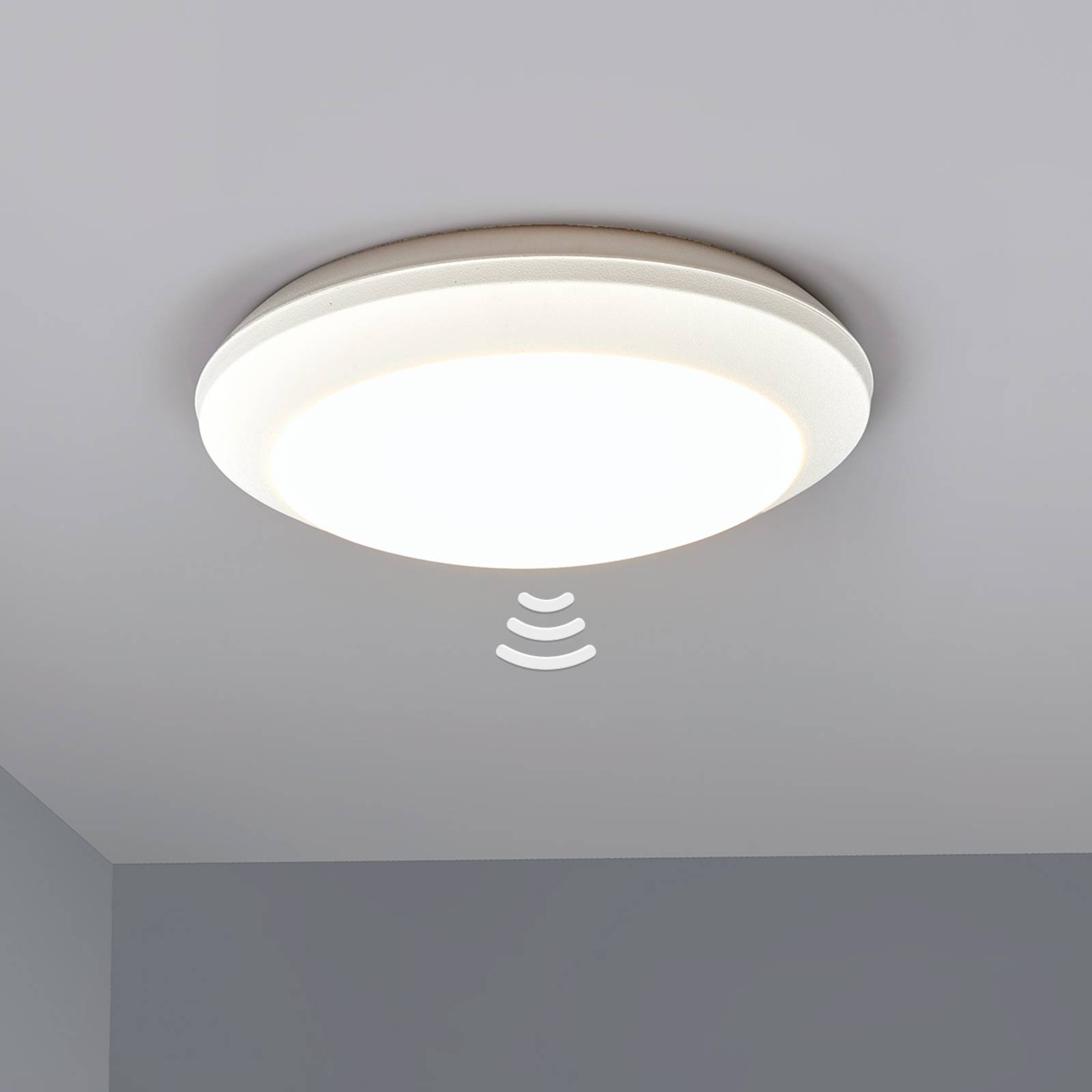 Fumagalli Sensor plafondlamp Umberta 2xE27 wit