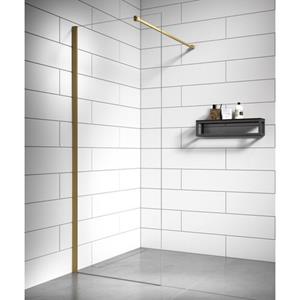 Badplaats Douchewand Florida 80 X 200 Cm - Goud - Nano Coating