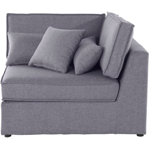 RAUM.ID Sofa-Eckelement "Florid", Teil eines Modulsofas, fester Sitzkomfort, auch in Cord