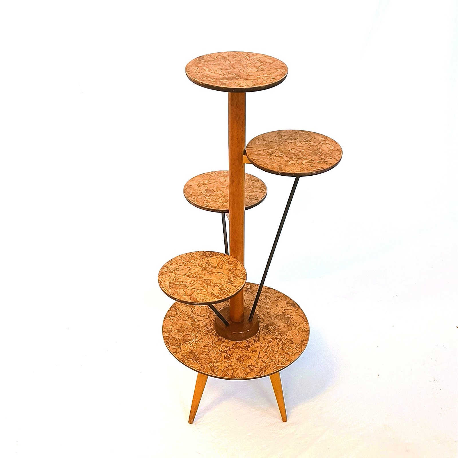 Whoppah Ilse mobel nr 1284 plantentafel Wood/Messing - Tweedehands