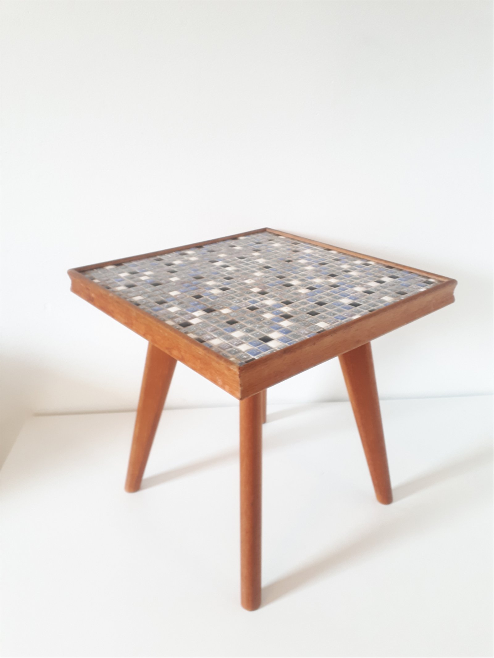 Whoppah vintage mozaique plantentafel Wood/Ceramic - Tweedehands