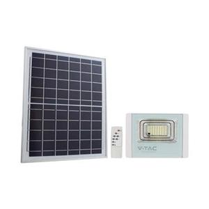v-tac Weiße Solar-Flutlichter - 12W - IP65 - 550 Lumen - 6400K - Wit