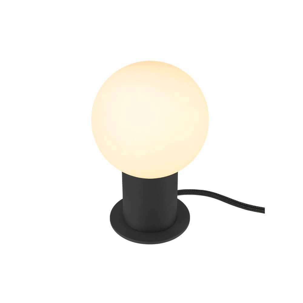 SLV Bol tafellamp Varyt zwart - Ø 12cm 1007620