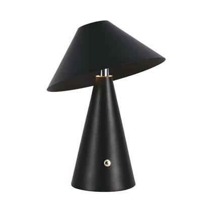 V-tac - Black Rechargeable Table Lamps - IP20 - 3W - 200 Lumen - 3IN1 - Zwart