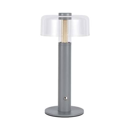 v-tac Grey Rechargeable Table Lamps - IP20 - 1W - 100 Lumen - 3000K - Grijs