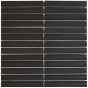 The Mosaic Factory Tegelsample:  Carbon Shades mozaïek tegels 30x30cm grijs glans