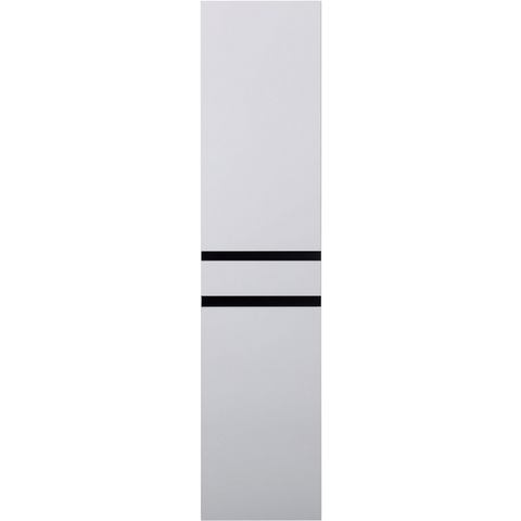 MARLIN Hochschrank "3510clarus", 40 cm breit, Soft-Close-Funktion, vormontierter Badschrank, Badmöbel