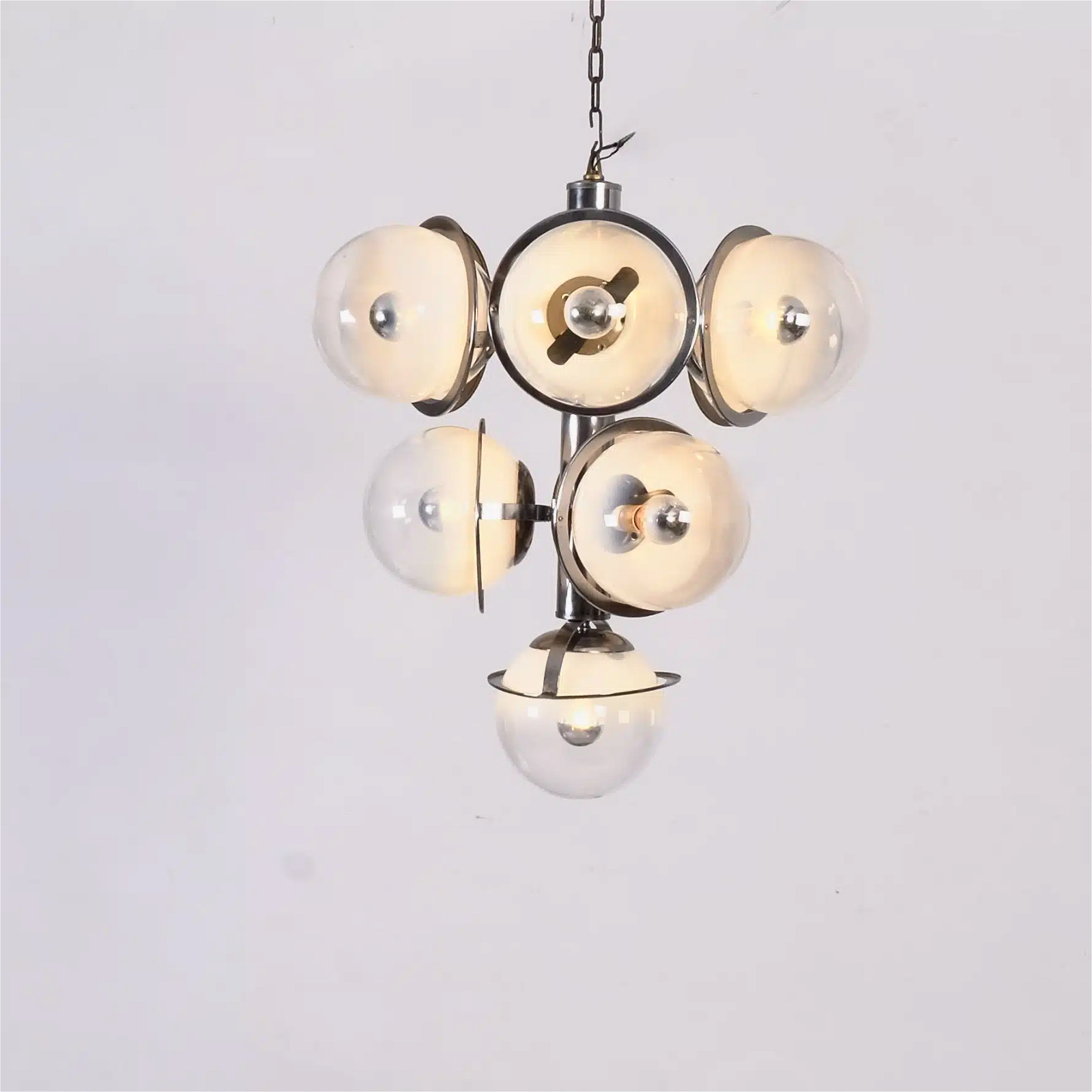 Whoppah Goffredo Reggiani chandelier Metal/Glass - Tweedehands