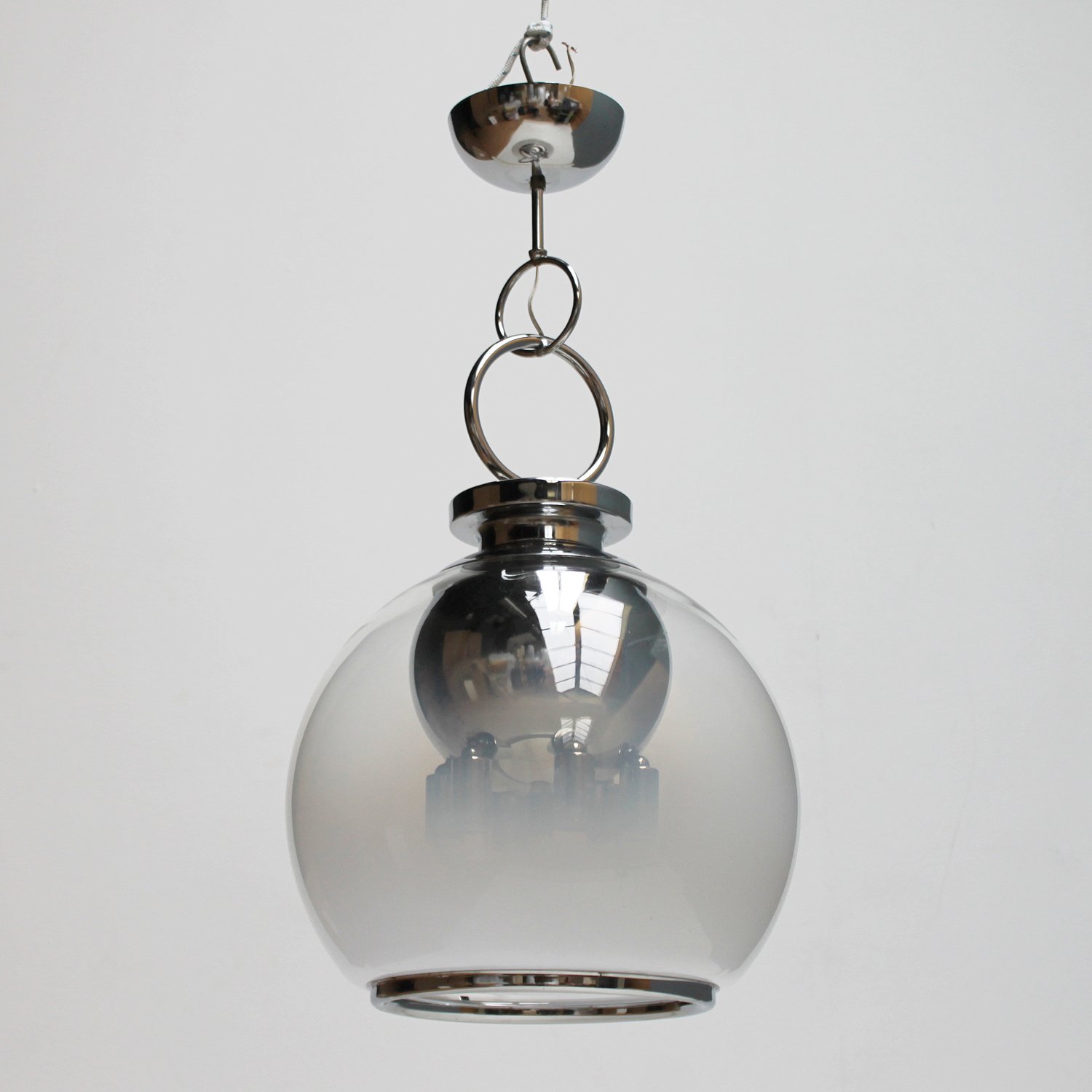 Whoppah Vintage chandelier Murano Glass/Chrome - Tweedehands