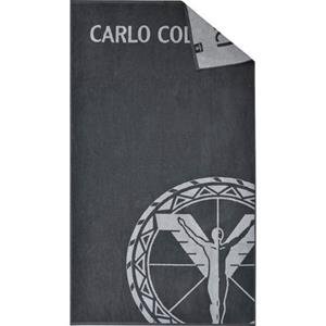 CARLO COLUCCI Strandlaken Stefano met opvallend  logo en opschrift (1 stuk)