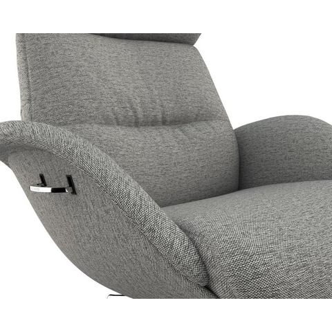 FLEXLUX Relaxfauteuil Relaxchairs More Eersteklas comfort, rug- en hoofdsteunverstelling, draaibaar, aluminium voet