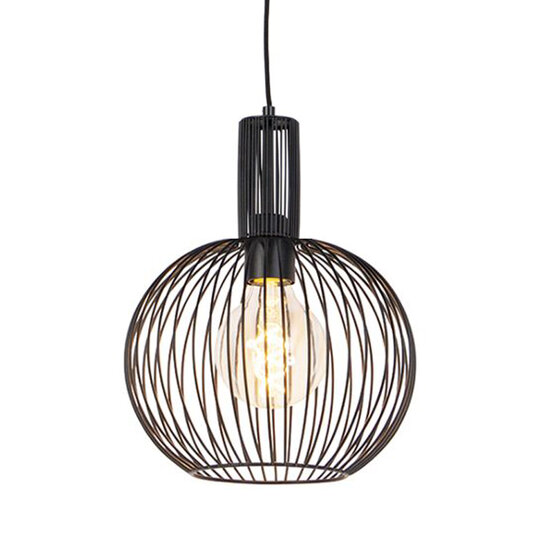Groenovatie Design Metalen Hanglamp, Zwart, â45 cm