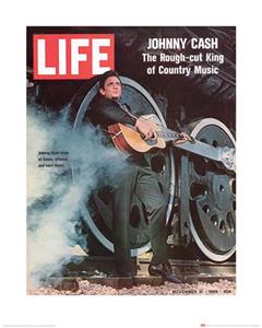Pyramid Kunstdruk Time Life Johnny Cash Cover 1969 40x50cm