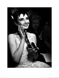 Pyramid Kunstdruk Time Life Audrey Hepburn Oscar 60x80cm