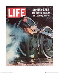 Pyramid Kunstdruk Time Life Johnny Cash Cover 1969 60x80cm