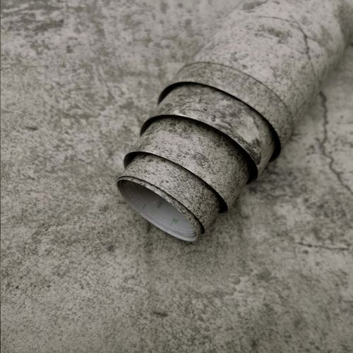 Daka Deco Zelfklevend Behang - Vinyl - Betonlook -cemento - Cemento - 60cmx10m