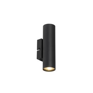 QAZQA Moderne smart wandlamp zwart incl. 2 Wifi GU10 - Jeana