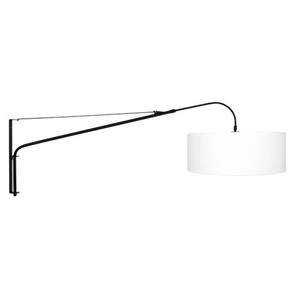 Steinhauer Moderne Lange Wandlamp Met Witte Kap  Elegant Classy Grijs