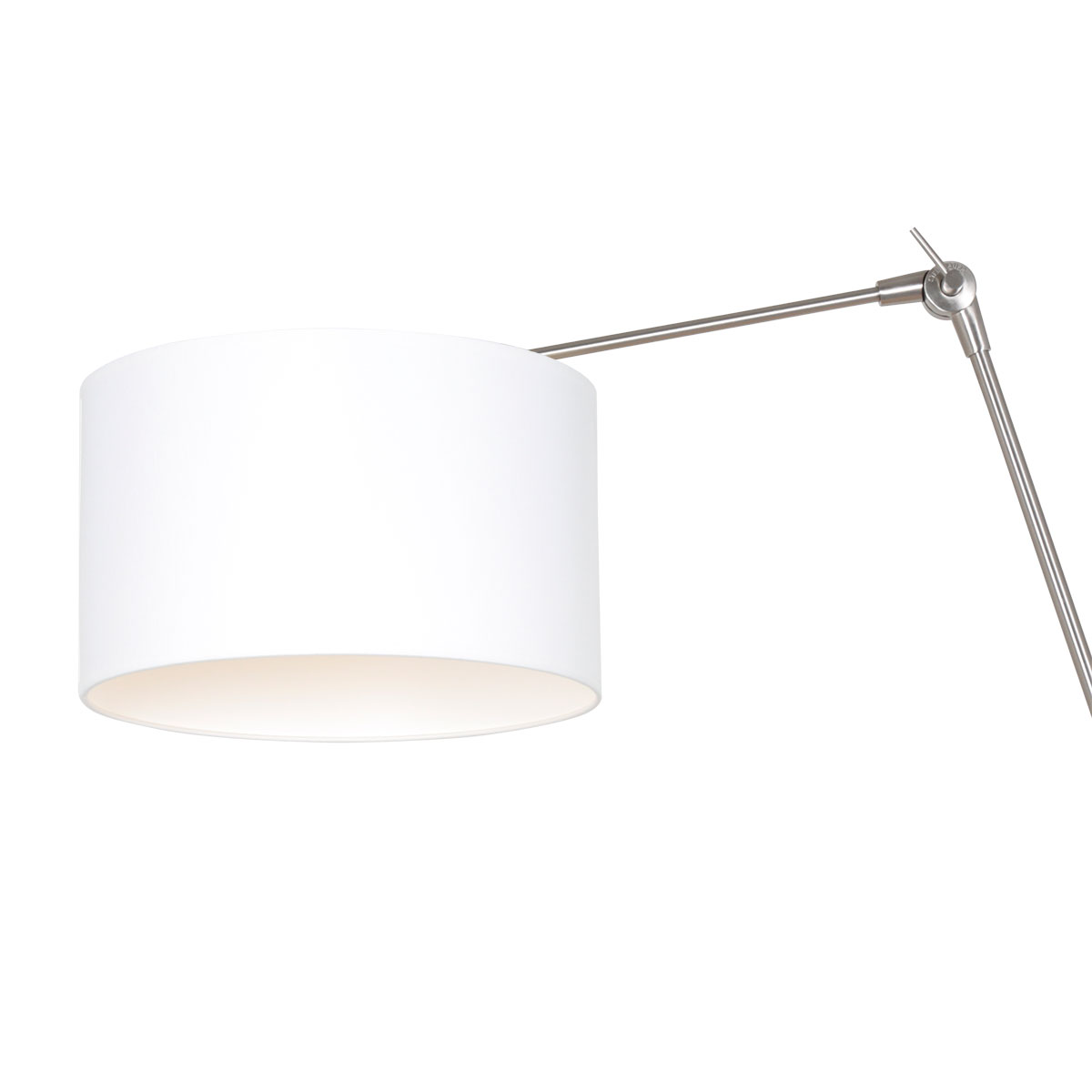 Steinhauer Wandlamp Prestige chic | 1-lichts | E27 | draaibaar | 90x30 cm | zilver