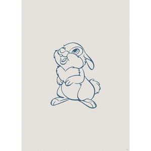 Disney Poster Stamper Grijs En Blauw - 50 Cm X 70 Cm - 612833