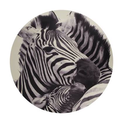 Dijk Natural Collections DKNC - Wanddecoratie mdf - 78x2.3cm - Zebra