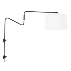 Steinhauer Wandlamp Linstrom | 1 lichts | E27 | wit&zwart