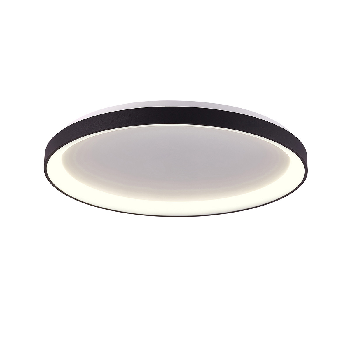 Steinhauer Plafonnière Ringlede | 1 lichts | led | 6 cm | wit&zwart