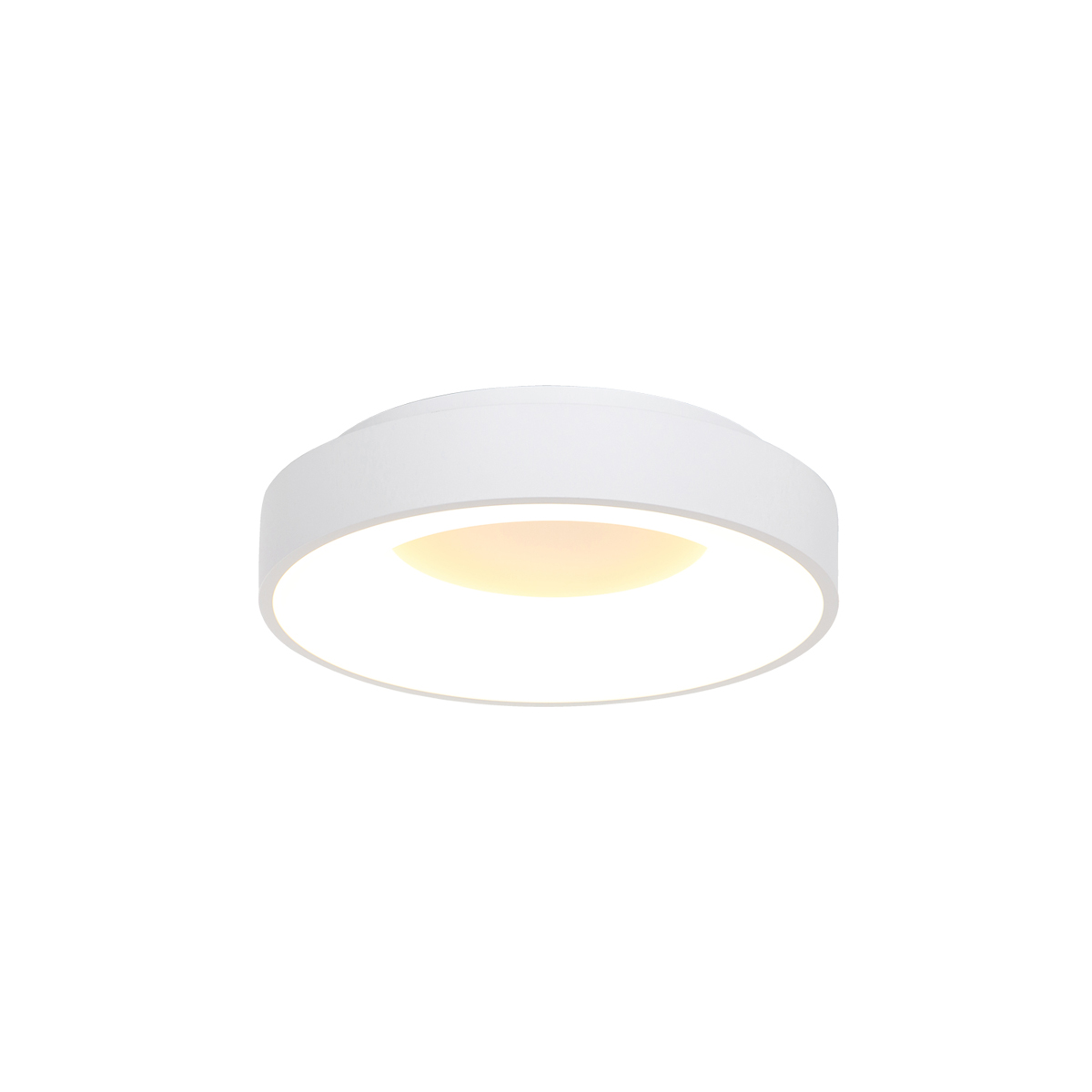 Steinhauer Plafonnière Ringlede | 1 lichts | led | Ø 9 cm | mat wit | design