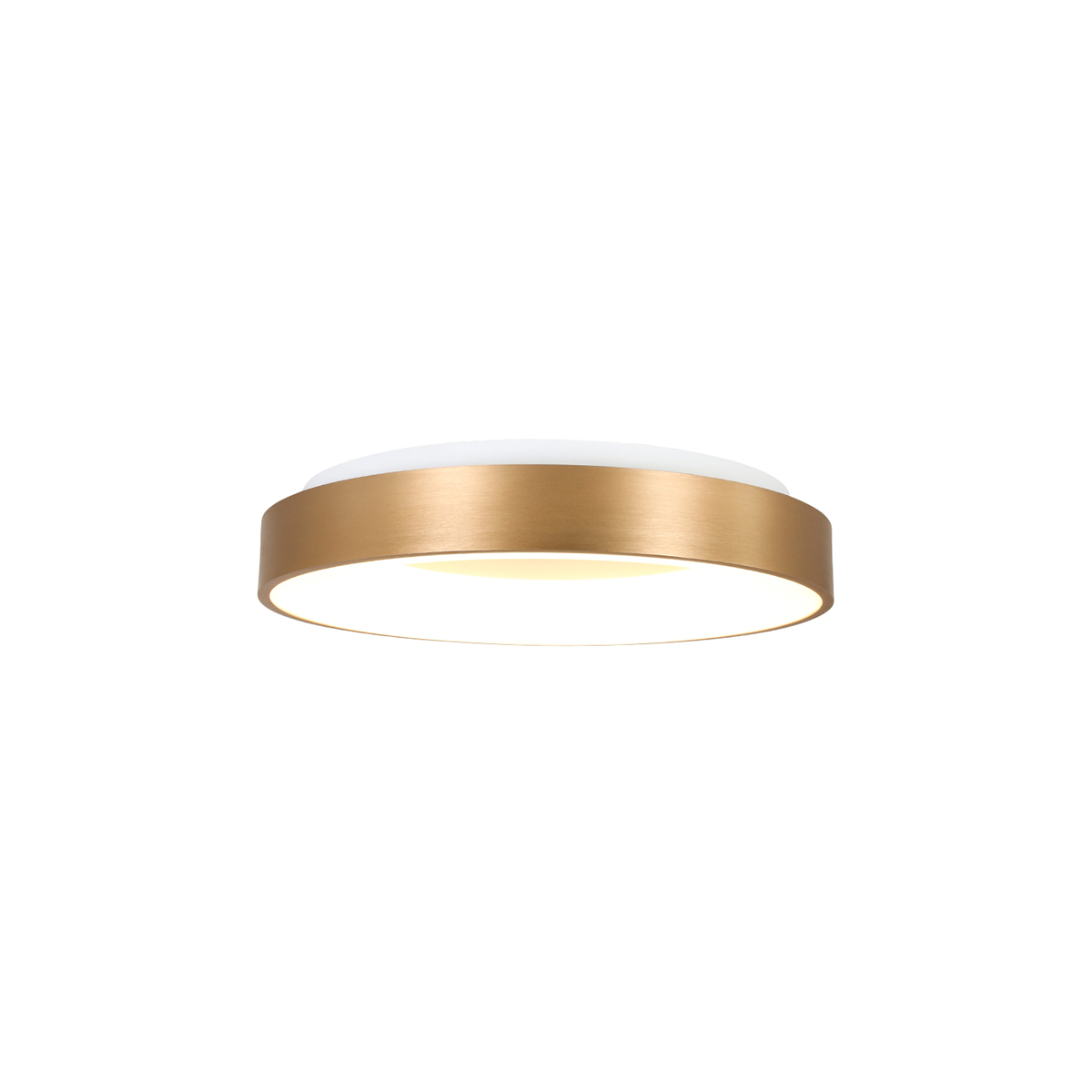 Steinhauer Plafonnière Ringlede | 1 lichts | Ø 9 cm | goud&wit | design