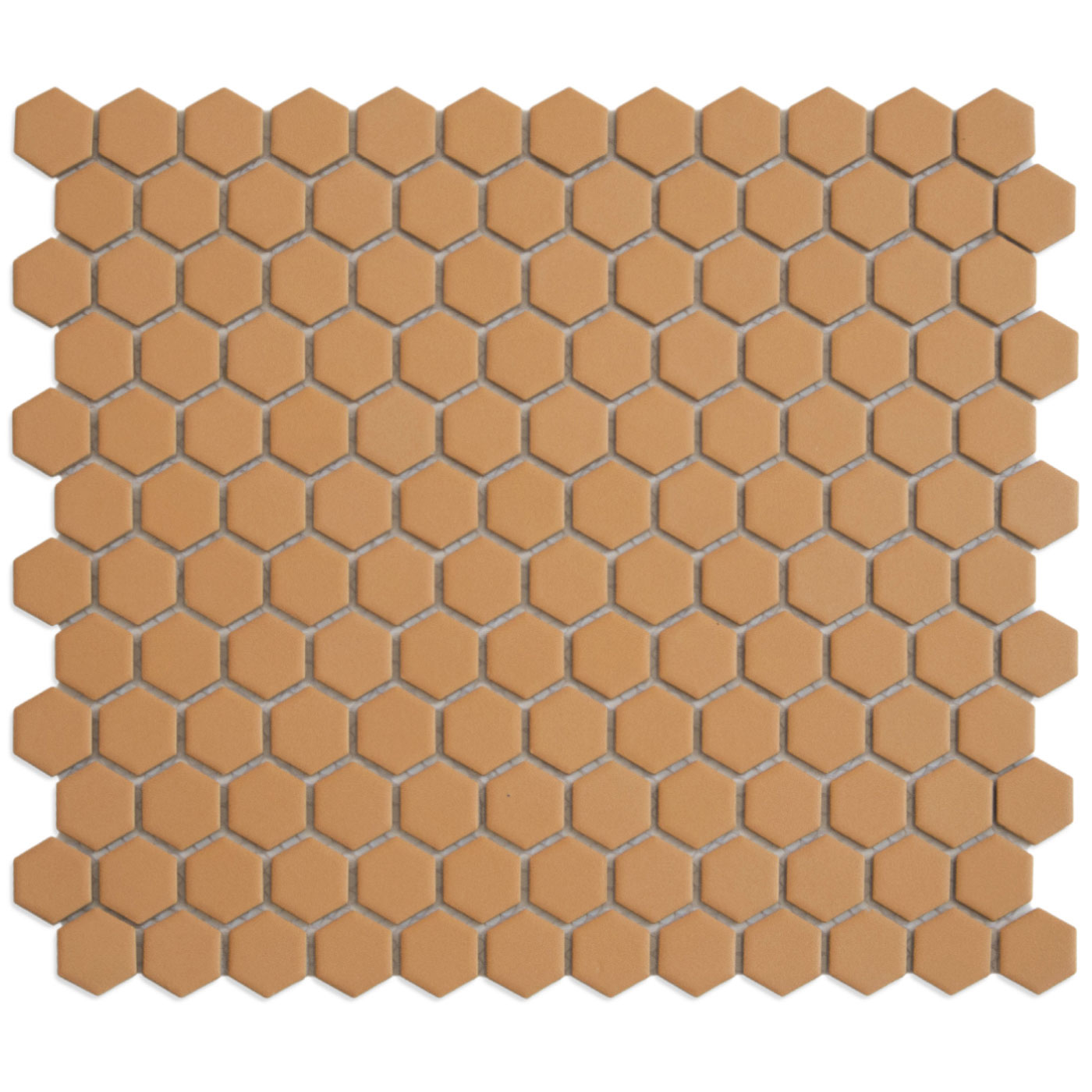 The Mosaic Factory Tegelsample:  Hexagon mozaïek tegels 23x26cm tuscany gold mat