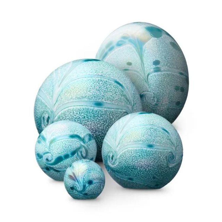 Eeuwige Roos Elan-line Mint urnen in blauwe kleuren