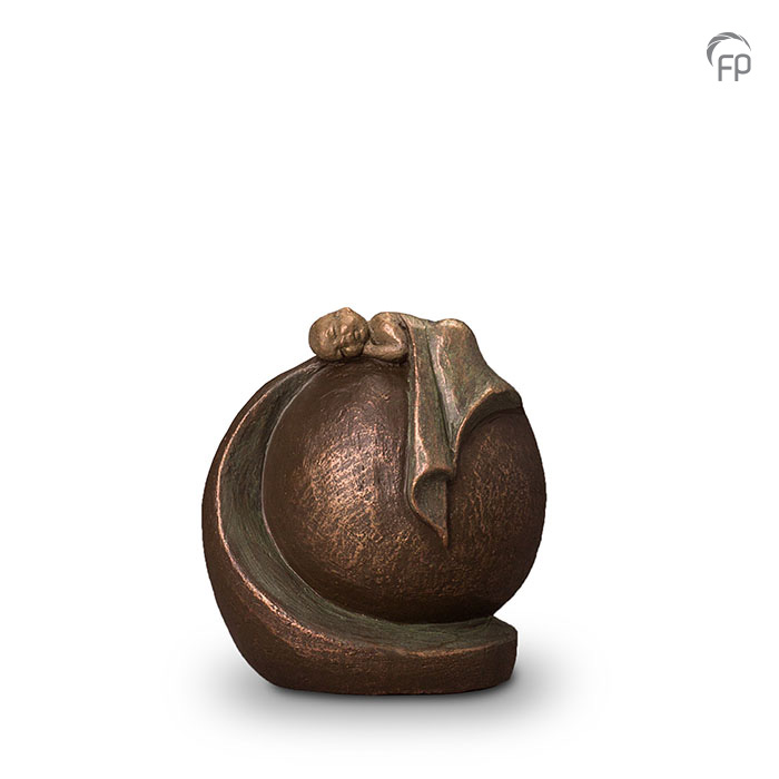 Geert Kunen design urnen Keramiek urn In Vredige Rust (1000ml)