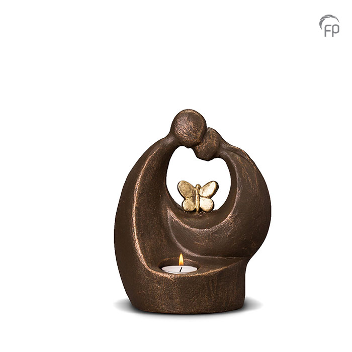 Geert Kunen design urnen Keramiek urn Verlichte Troost + waxine (1000ml)
