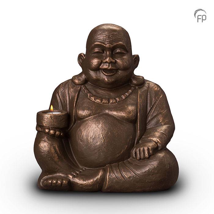 Geert Kunen design urnen Keramiek urn Boeddha + waxine (3500ml)