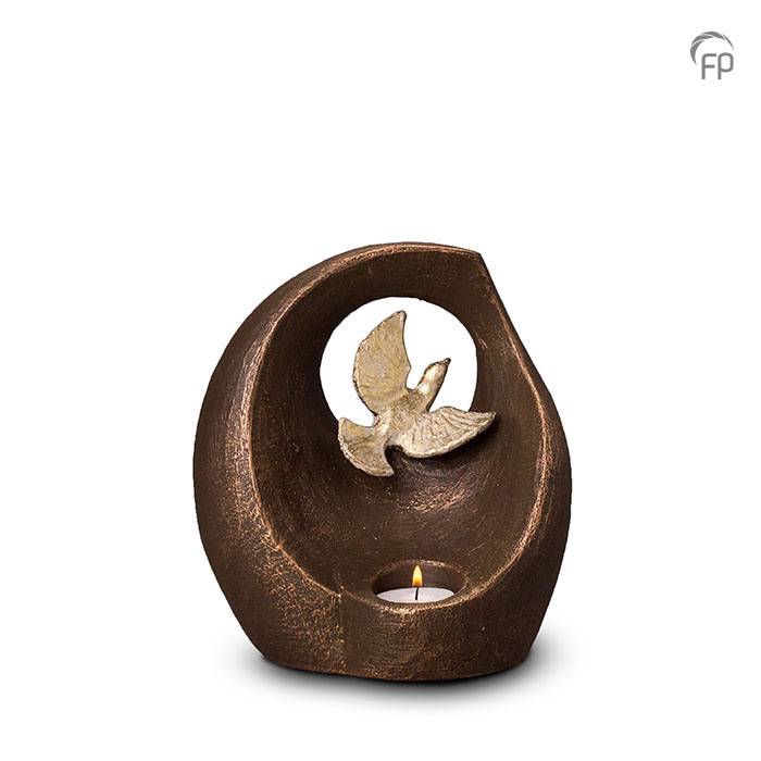 Geert Kunen design urnen Keramiek urn Vlucht In Het Oneindige met waxine (1000ml)