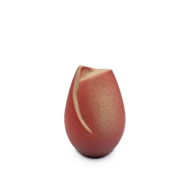Cekabe urnen Tulp mini urn in Rood keramiek 10cm