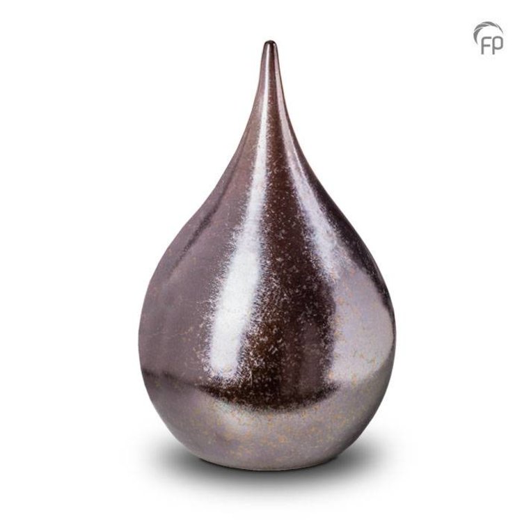 Funeral Products Druppel keramiek urn voor buitenshuis: Metallic (3300ml)