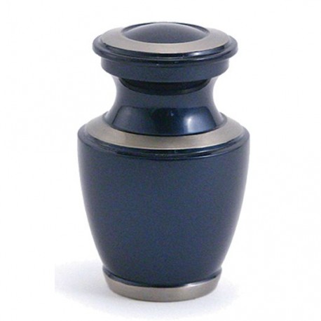 Terrybear Mini urn Trinity Moonlight Blue met zilverkleur (70ml)