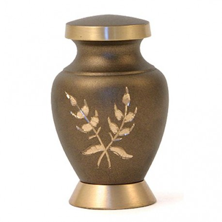 Terrybear Mini urn Aria Wheat Brons met goudkleur (70ml)
