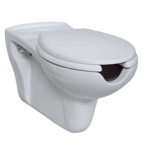 Behindertengerechtes Hänge wc Toilette barrierefrei Weiß - Weiß - Creavit
