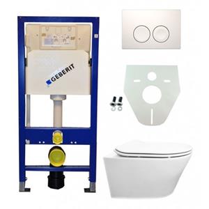 <QuerySet [<AttributeOption: Geberit>]> Complete toilet set Geberit UP Vesta