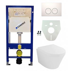 <QuerySet [<AttributeOption: Geberit>]> Complete toilet set Geberit UP Vesta