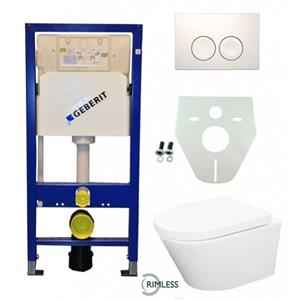 <QuerySet [<AttributeOption: Geberit>]> Complete toilet set Geberit UP Vesta Rimless