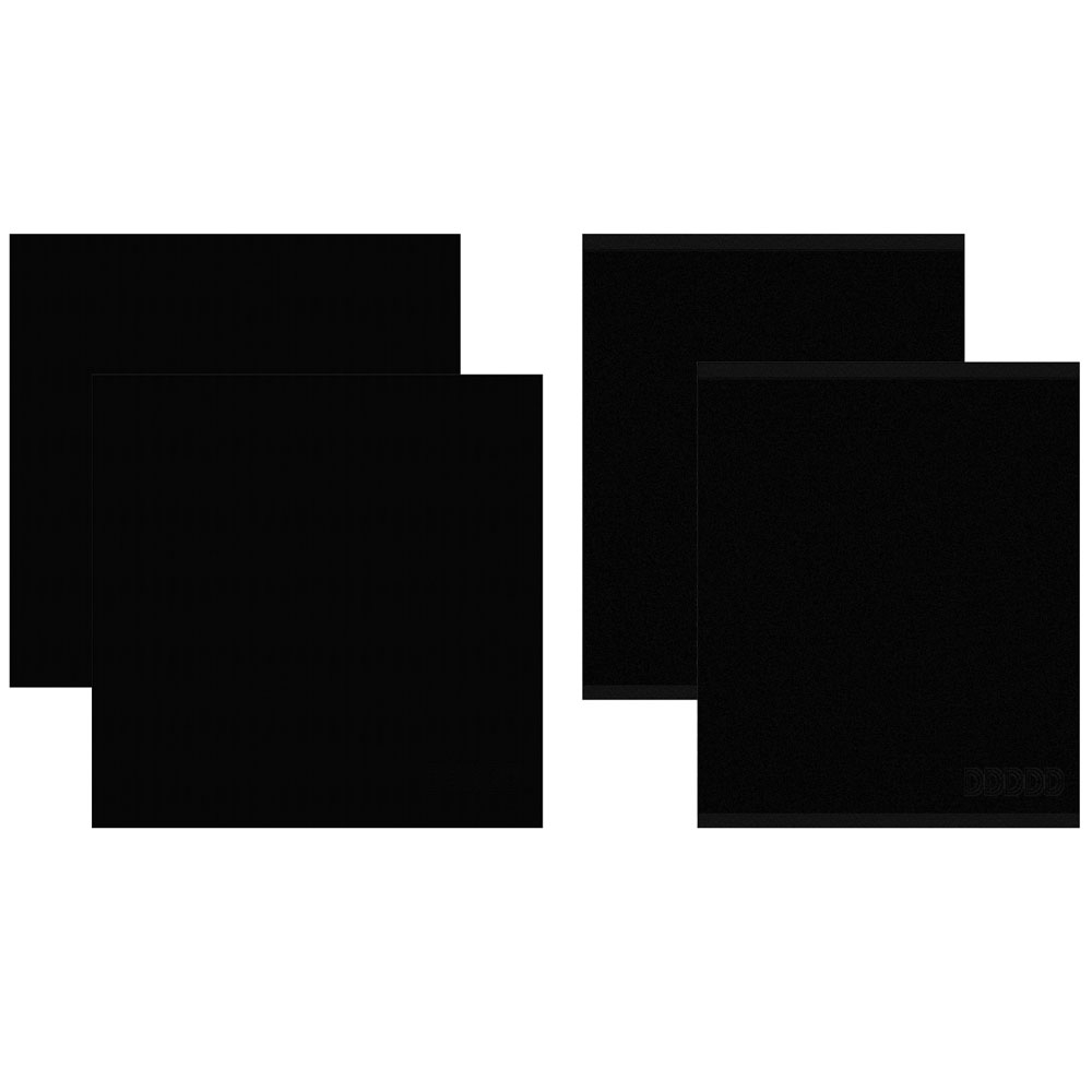 DDDDD Keukendoeken En Theedoeken Logo Black (2+2 stuks)